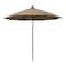California Umbrella 9' Black Aluminum Market Patio Umbrella, Sunbrella Heather Beige 194061335390 - alternate 1